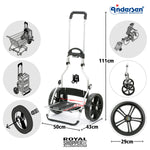 Andersen-Royal Shopper Jelke - Bordeaux - Kugellagerrad 29 cm-shopping-trolley.ch