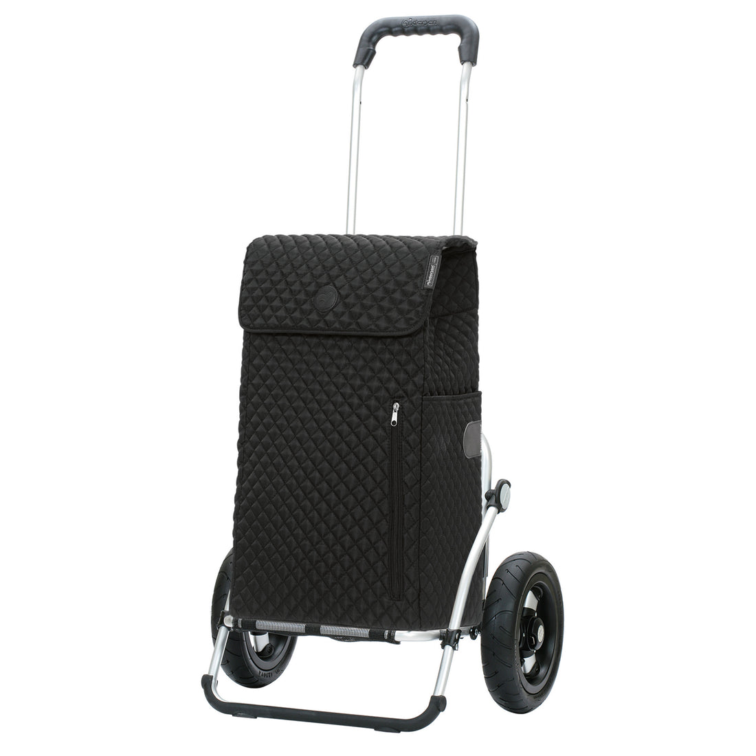 Andersen-Royal Shopper Lissa - Schwarz - Luft-Kugellagerrad 25 cm-shopping-trolley.ch
