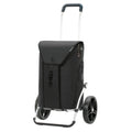 Caddie Royal Shopper Oli.P 3.0, roue à roulement fluide 25 cm - Noir