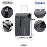 Andersen-Royal Shopper (Luft-Kugellagerrad 29 cm) Ortlieb - anthrazit-shopping-trolley.ch