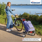 Andersen-Royal Shopper Plus Hydro 3.0 - Flieder - Kugellagerrad 25 cm-shopping-trolley.ch