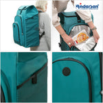 Andersen-Royal Shopper Plus Hydro 3.0 - Petrol - Kugellagerrad 25 cm-shopping-trolley.ch
