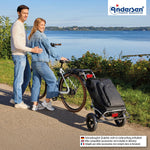 Andersen-Royal Shopper Plus Hydro 3.0 - Schwarz - Luft-Kugellagerrad 25 cm-shopping-trolley.ch
