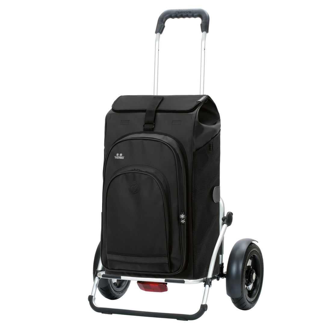 Andersen-Royal Shopper Plus Hydro 3.0 - Schwarz - Luft-Kugellagerrad 25 cm-shopping-trolley.ch