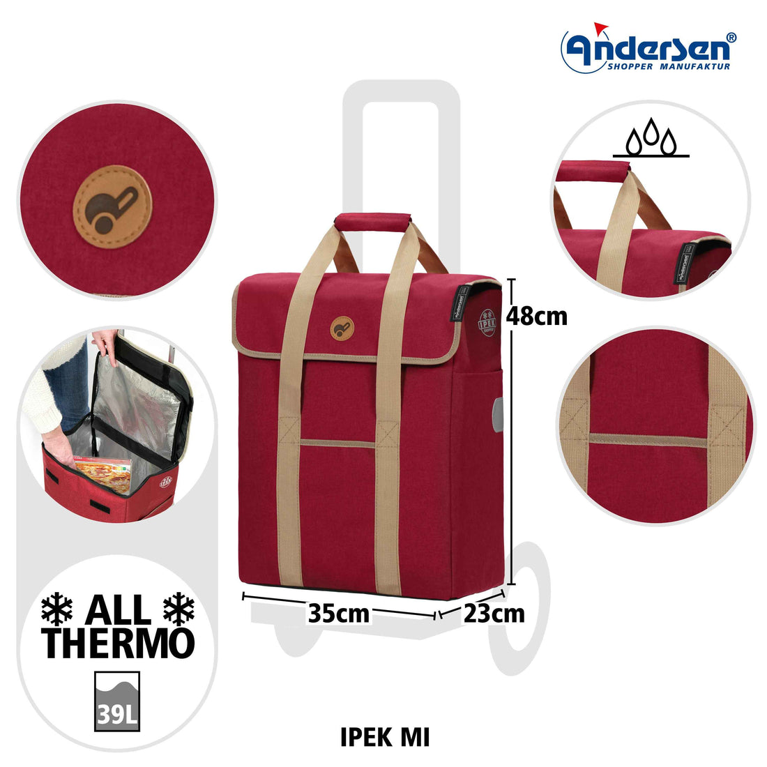 Scala Shopper Ipek Mi - rot