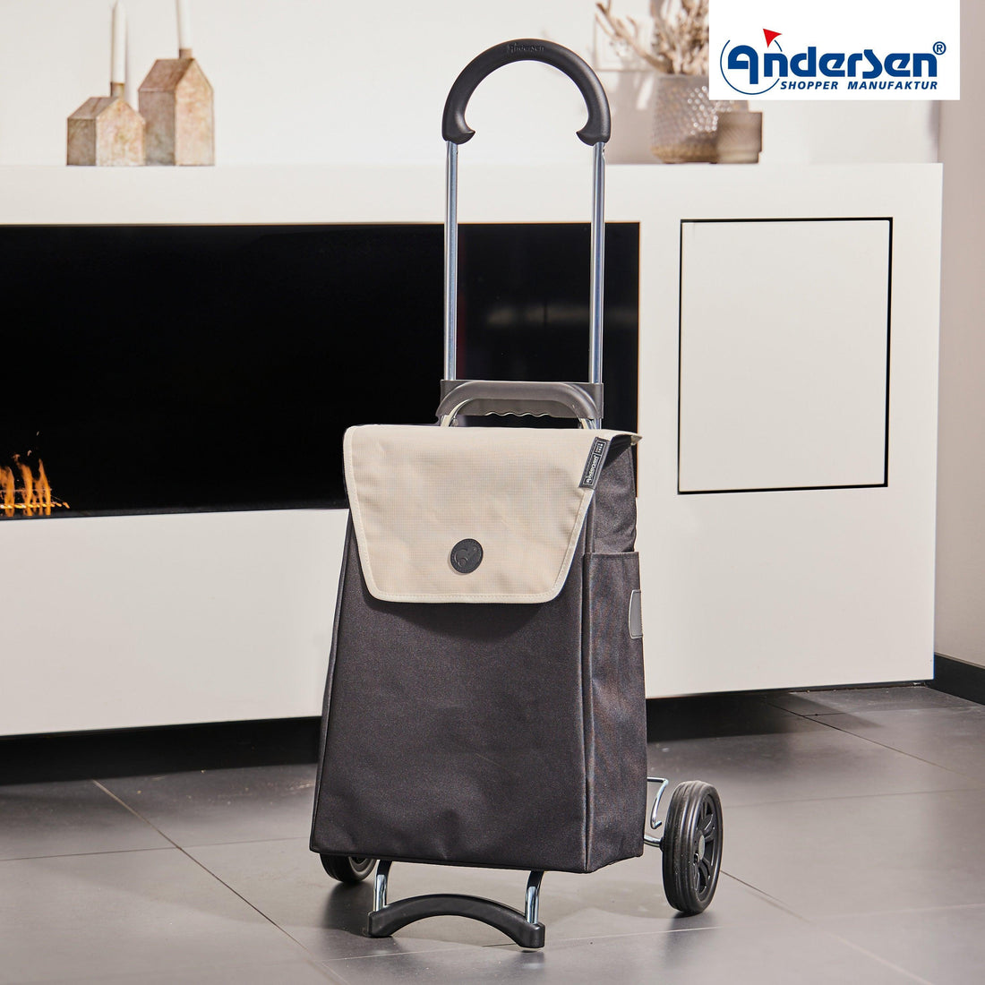 Andersen-Scala Shopper Jano - Creme-shopping-trolley.ch