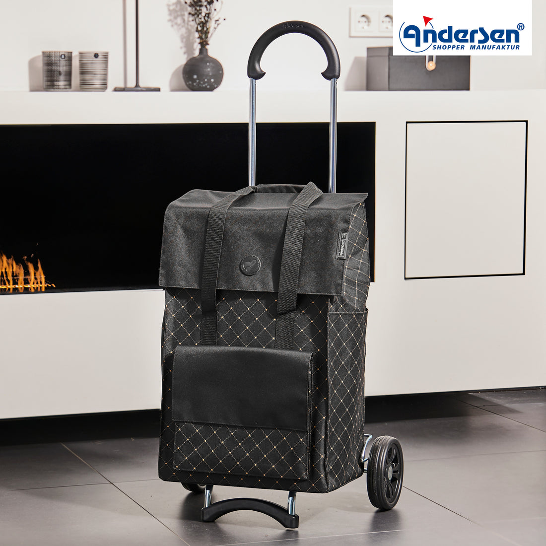 Andersen-Scala Shopper Lisa - Schwarz-shopping-trolley.ch