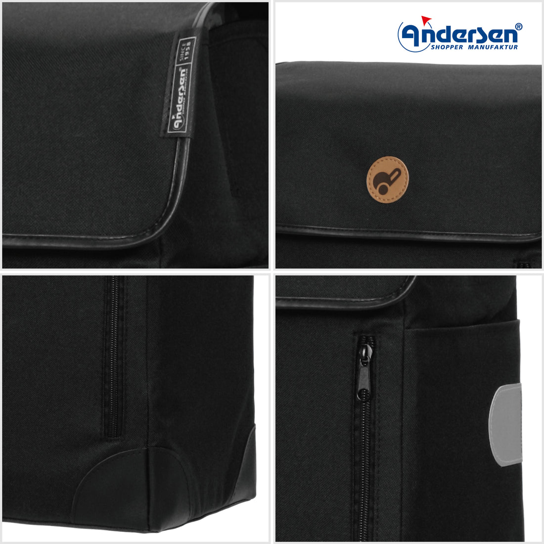 Andersen-Scala Shopper Weda - schwarz-shopping-trolley.ch