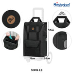 Andersen-Treppensteiger Royal Shopper Senta 2.0 - schwarz-shopping-trolley.ch