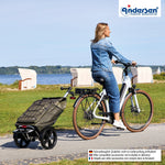Andersen-Tura Shopper Fado 3.0 - Oliv - Kugellagerrad 29 cm-shopping-trolley.ch