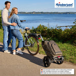 Andersen-Tura Shopper Hydro 3.0 - Oliv - Kugellagerrad 29 cm-shopping-trolley.ch