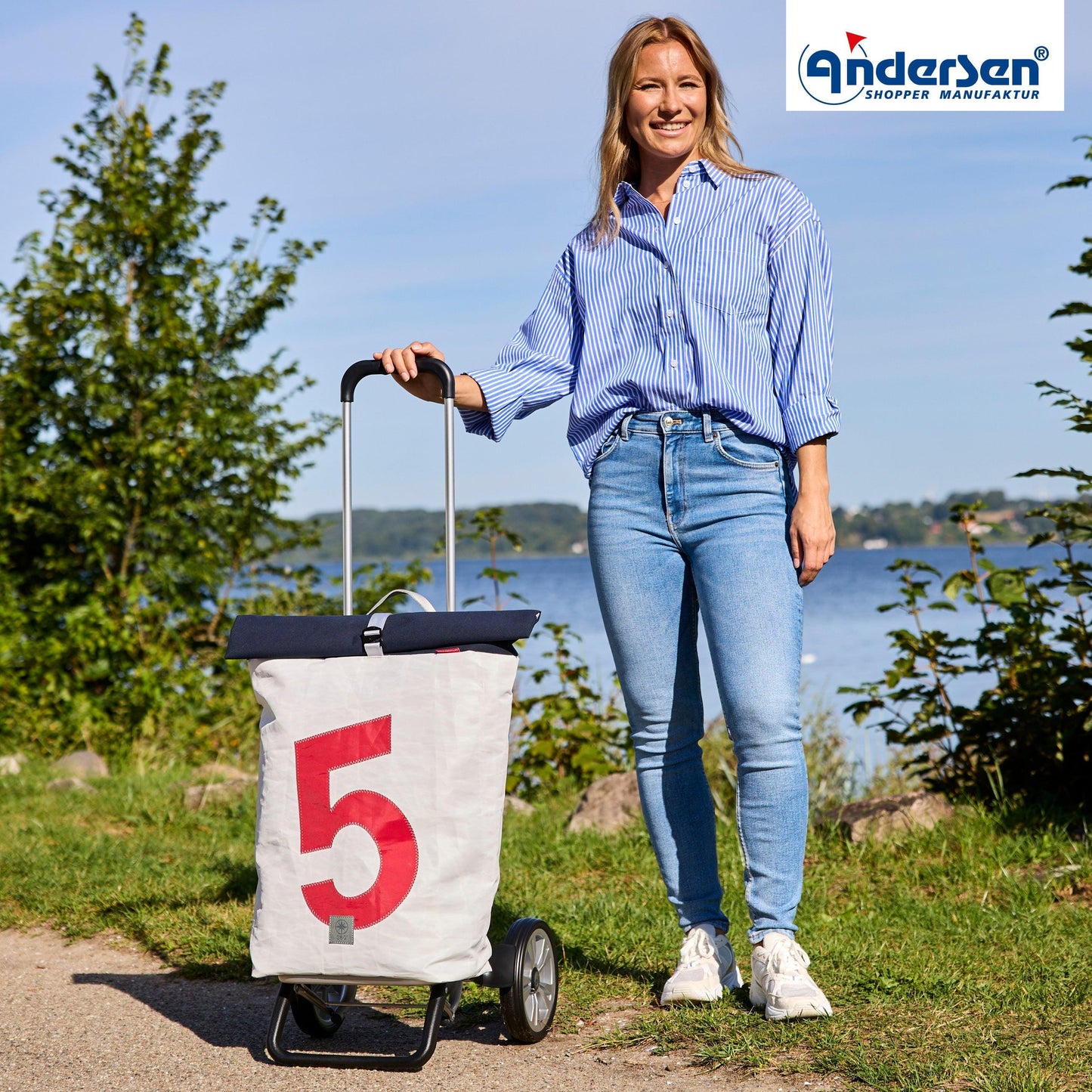 Andersen-Alu Star Shopper 360° Steg - 5-shopping-trolley.ch