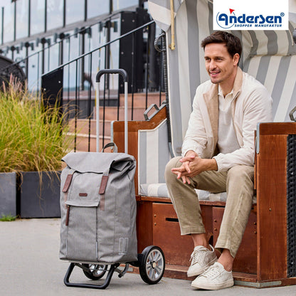Andersen-Alu Star Shopper Basil City - Grau-shopping-trolley.ch