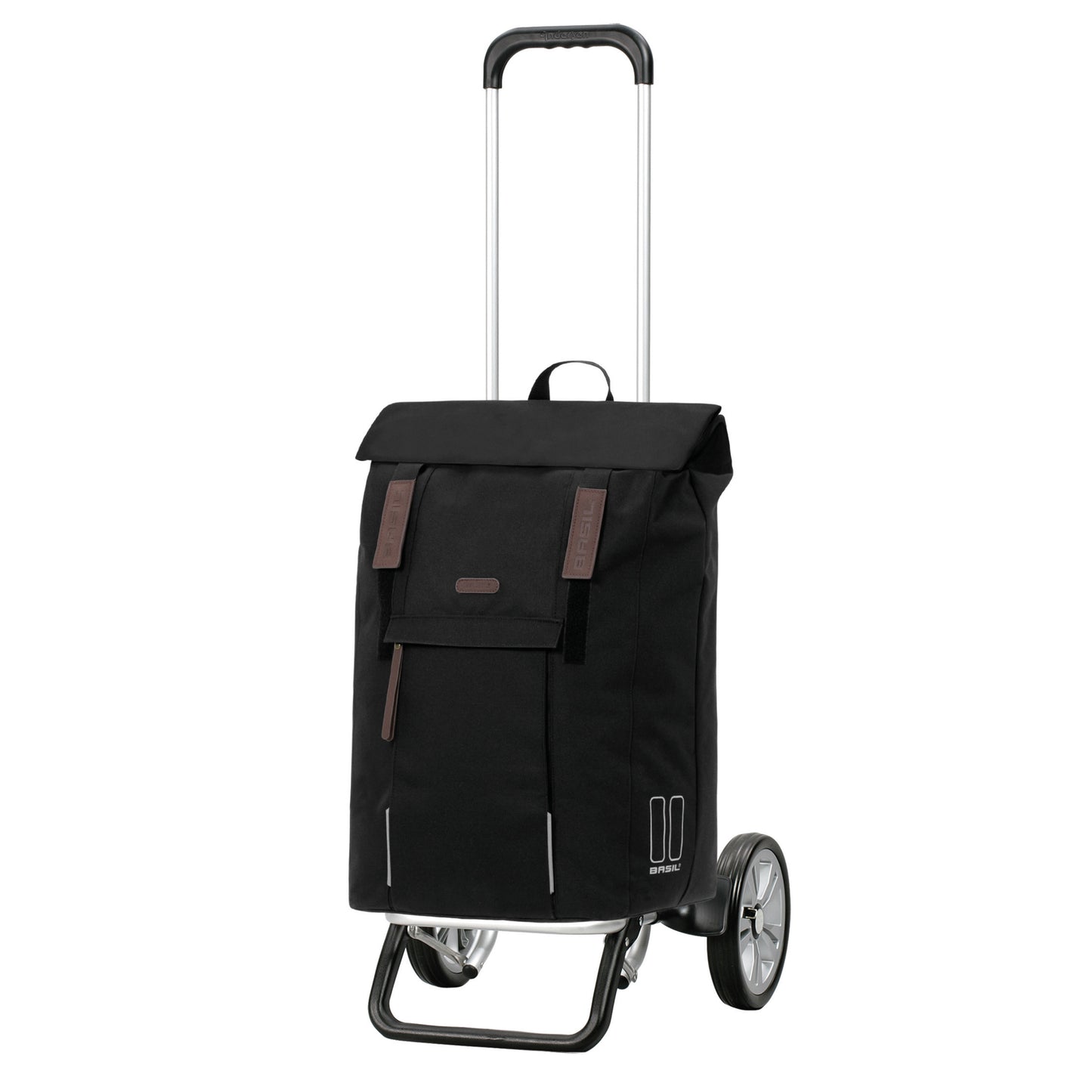 Andersen-Alu Star Shopper Basil City - Schwarz-shopping-trolley.ch
