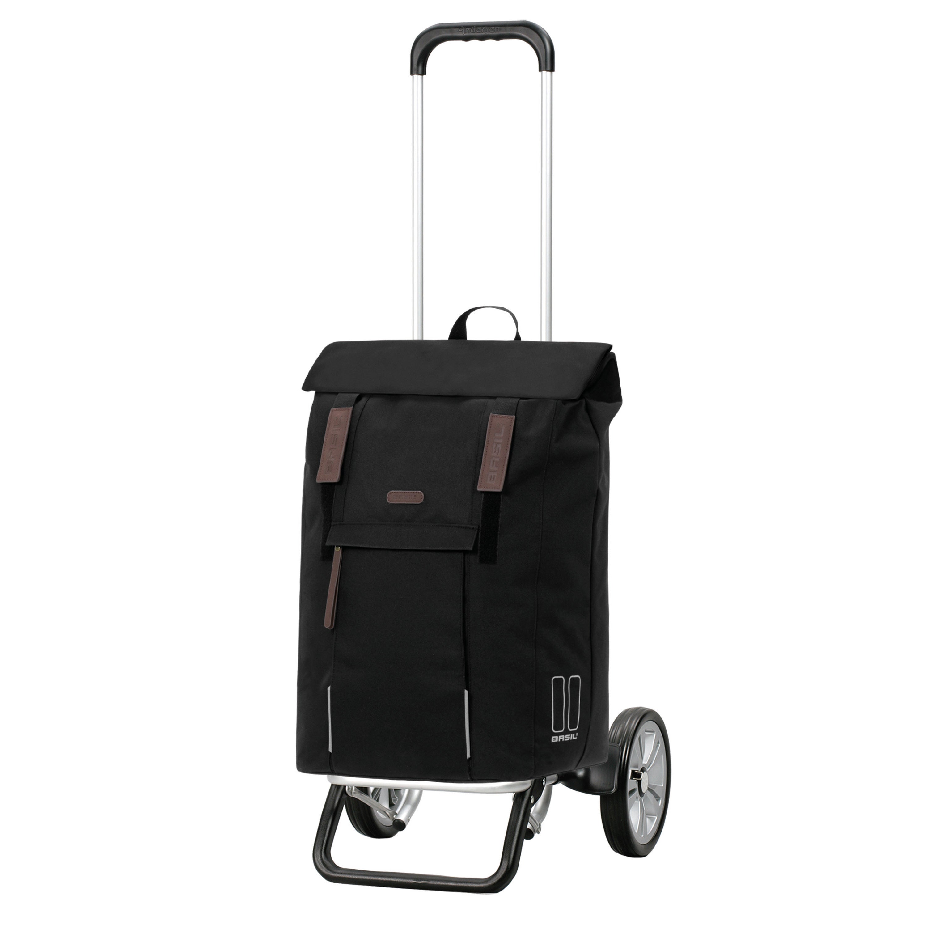 Andersen-Alu Star Shopper Basil City - Schwarz-shopping-trolley.ch