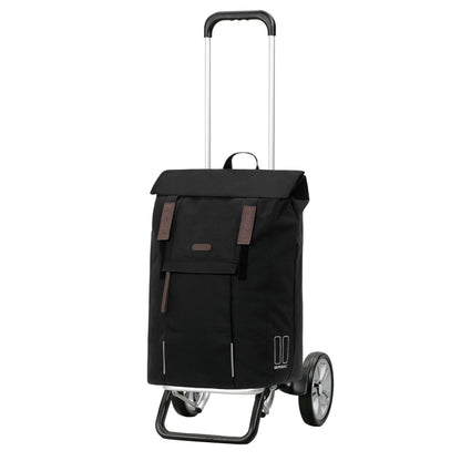 Andersen-Alu Star Shopper Basil City - Schwarz-shopping-trolley.ch