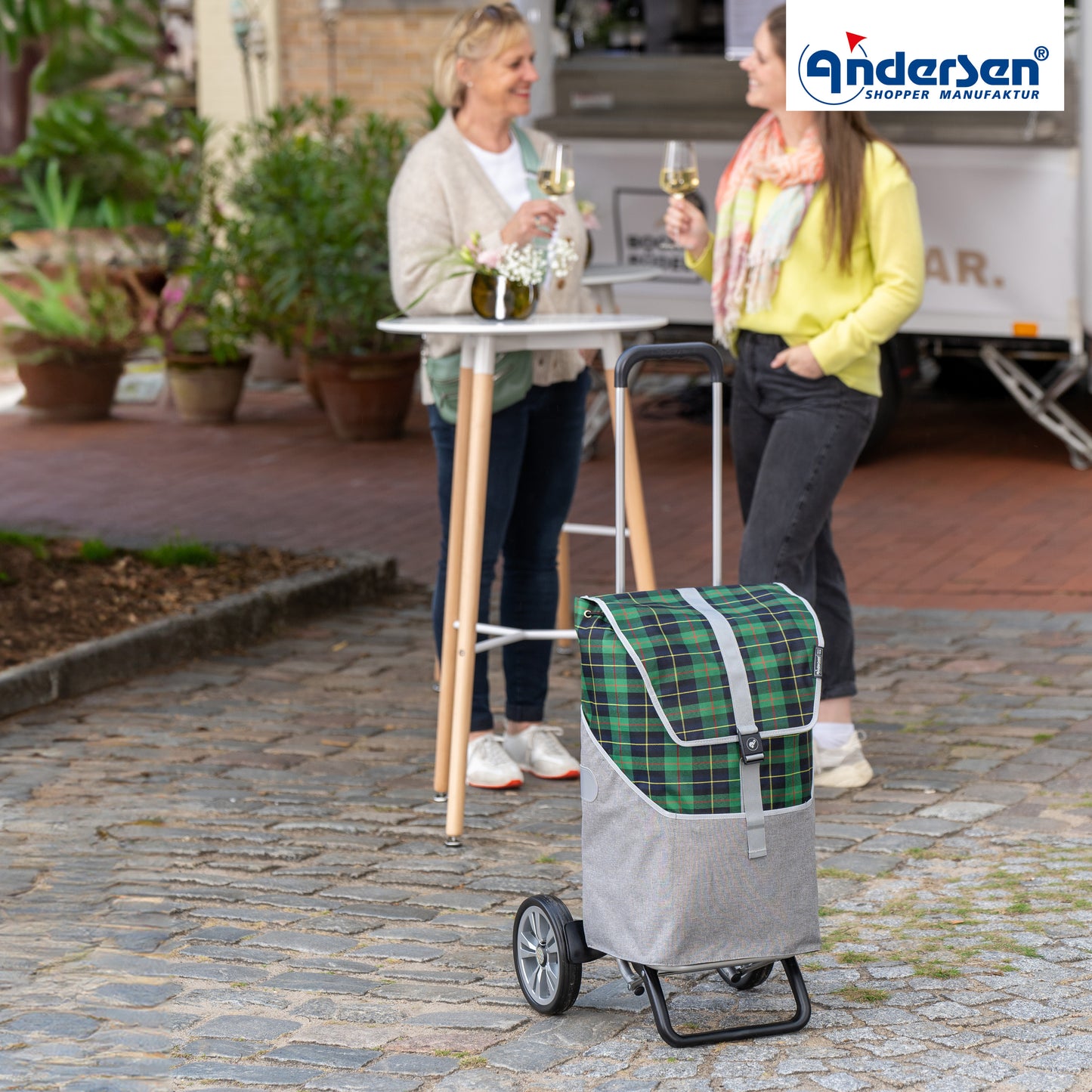 Andersen-Alu Star Shopper Gese - grün-shopping-trolley.ch