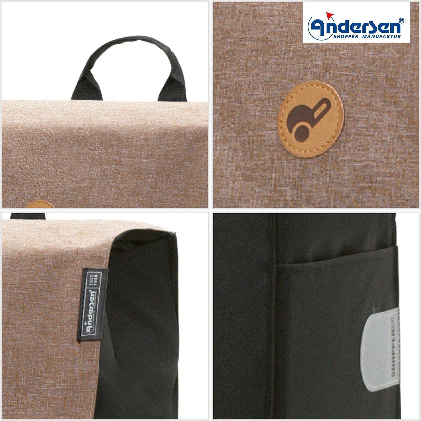 Andersen-Alu Star Shopper Hera - Sand-shopping-trolley.ch