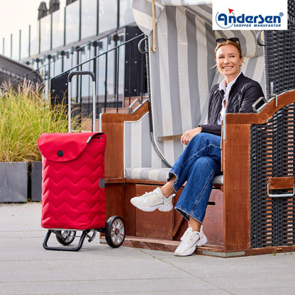 Andersen-Alu Star Shopper Hilma - Rot-shopping-trolley.ch
