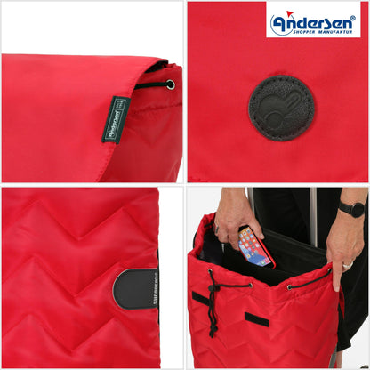 Andersen-Alu Star Shopper Hilma - Rot-shopping-trolley.ch