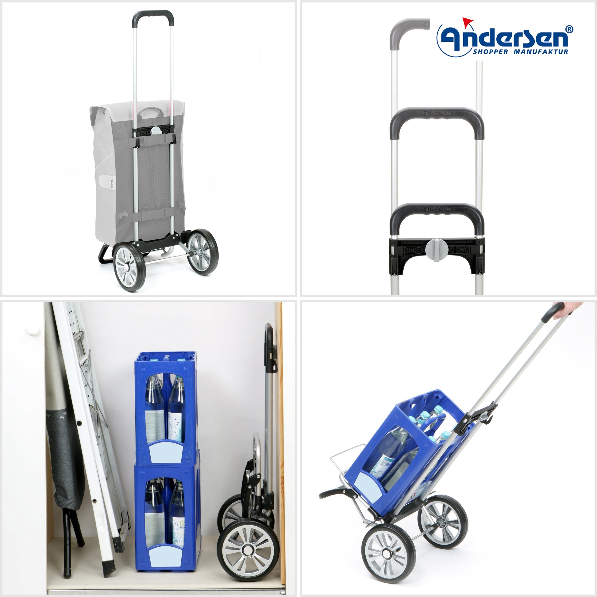 Andersen-Alu Star Shopper Inra - braun-shopping-trolley.ch