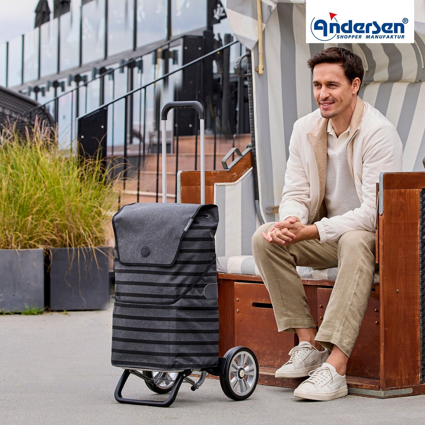 Andersen-Alu Star Shopper Jelke - Anthrazit-shopping-trolley.ch