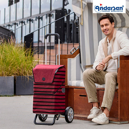 Andersen-Alu Star Shopper Jelke - Bordeaux-shopping-trolley.ch