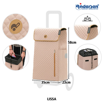 Andersen-Alu Star Shopper Lissa - Sand-shopping-trolley.ch