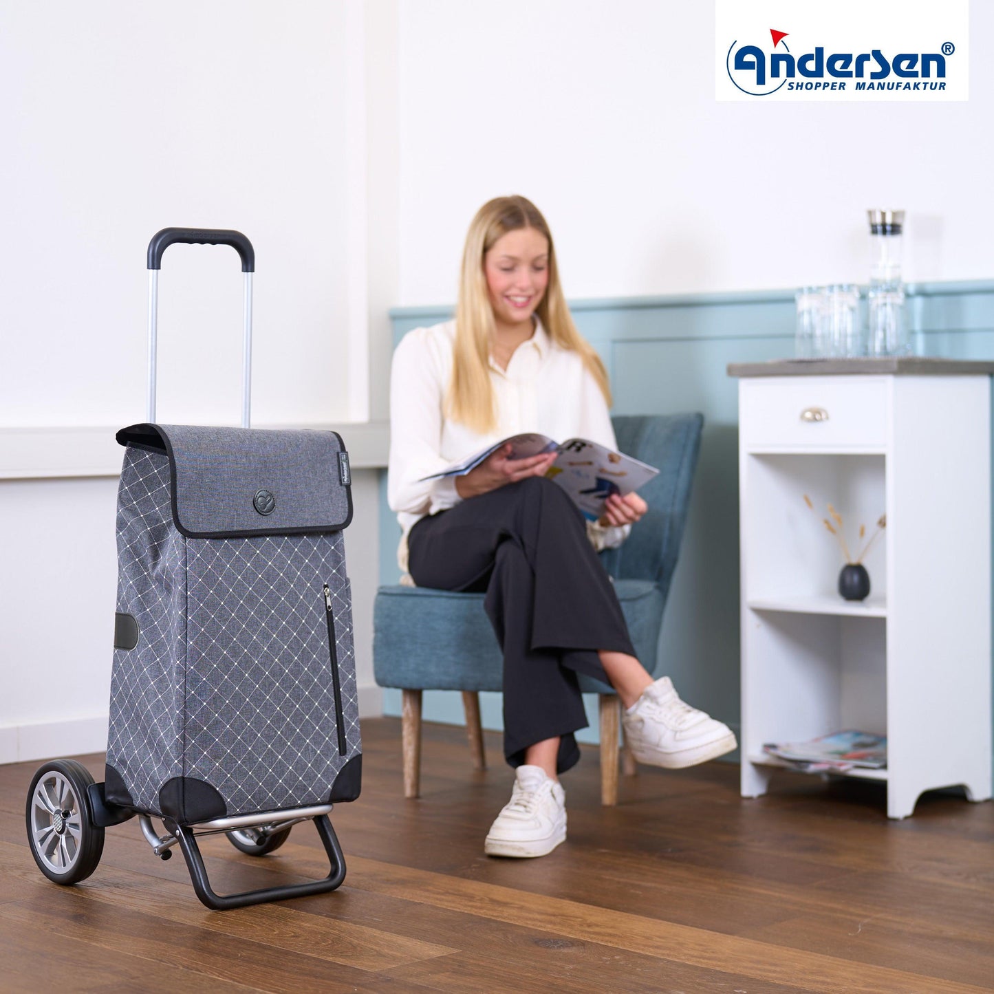 Andersen-Alu Star Shopper Sofia - anthrazit-shopping-trolley.ch