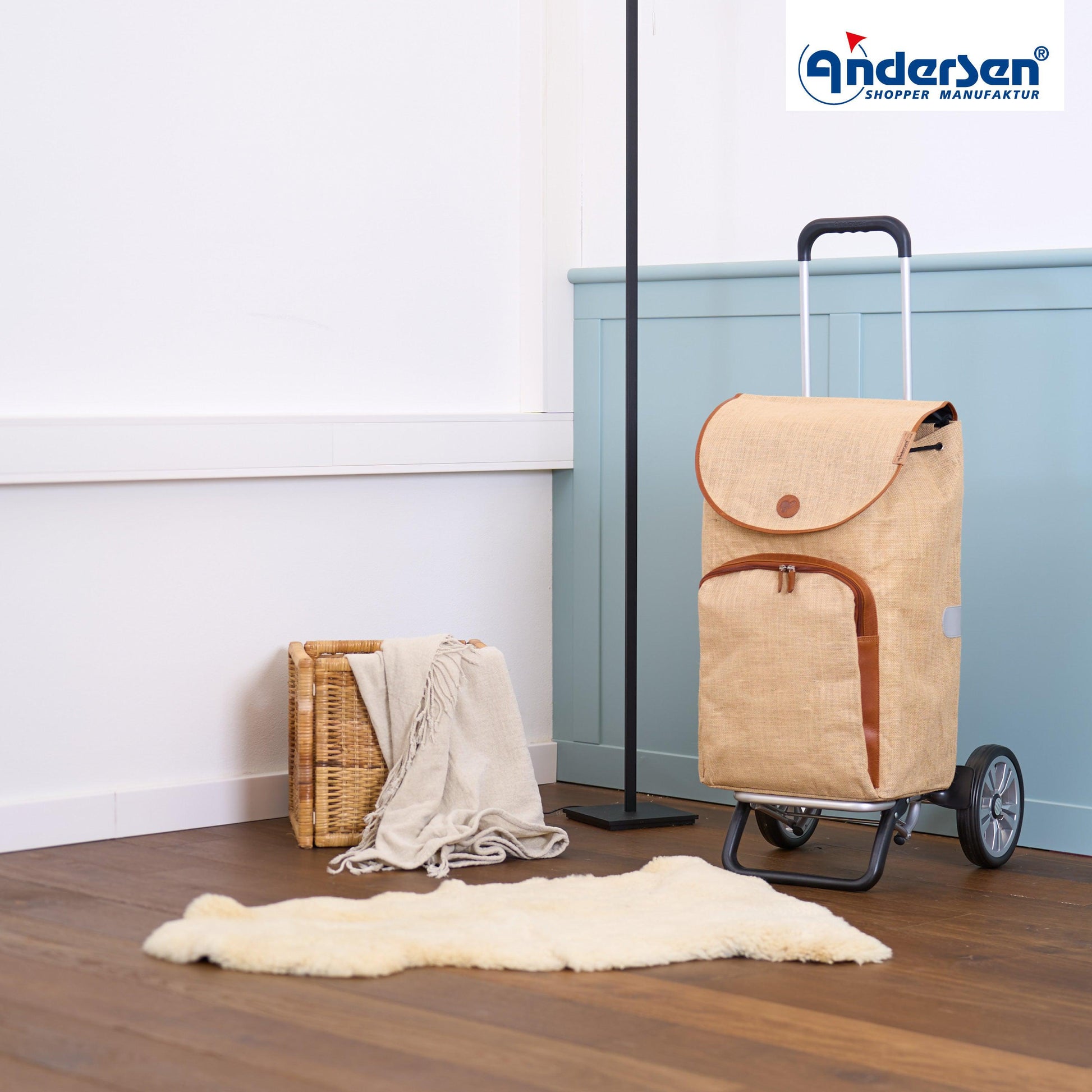 Andersen Shopper Manufaktur-Alu Star Shopper Reik beige-www.shopping-trolley.ch-bild6