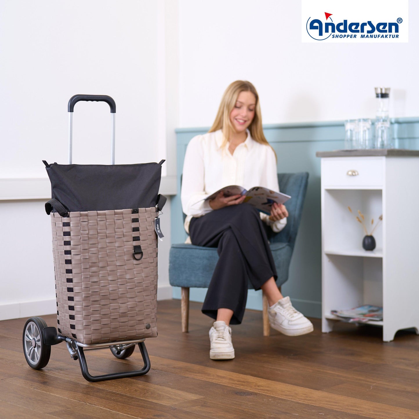 Andersen Shopper Manufaktur-Alu Star Shopper Silja liver-www.shopping-trolley.ch-bild6