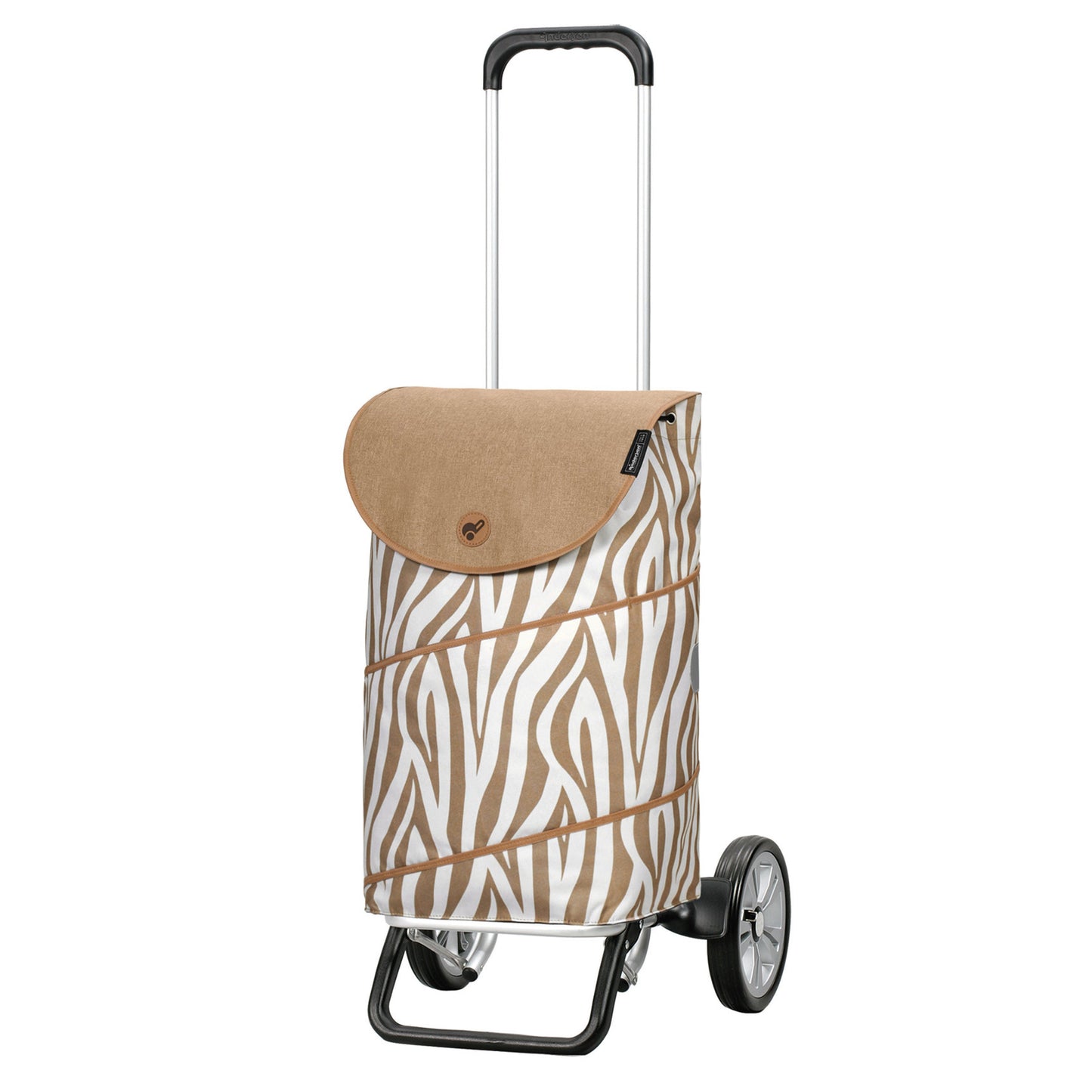 Andersen Shopper Manufaktur-Alu Star Shopper Tyra zebra-www.shopping-trolley.ch-bild1