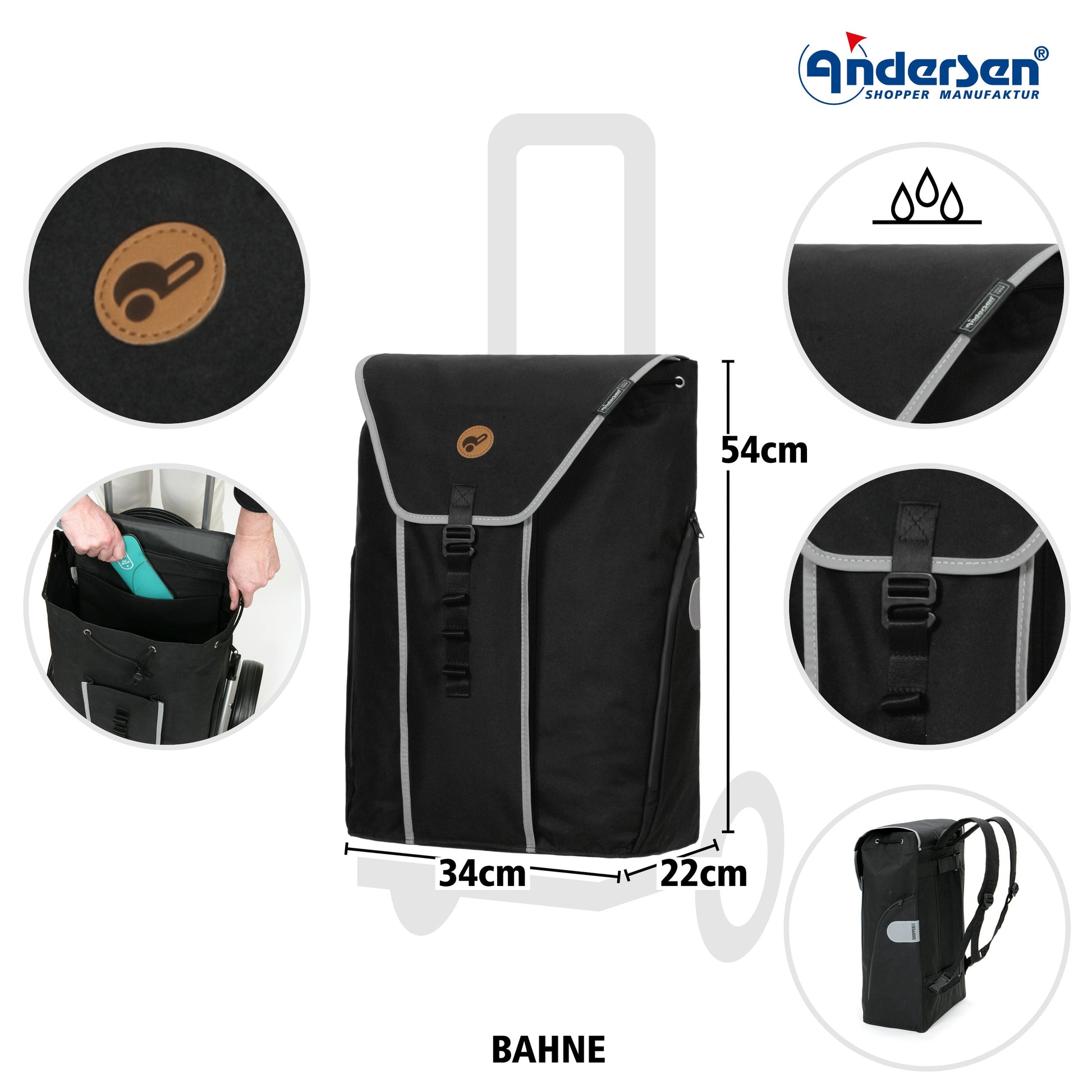 Andersen Shopper Manufaktur-Bahne grau-www.shopping-trolley.ch-bild2