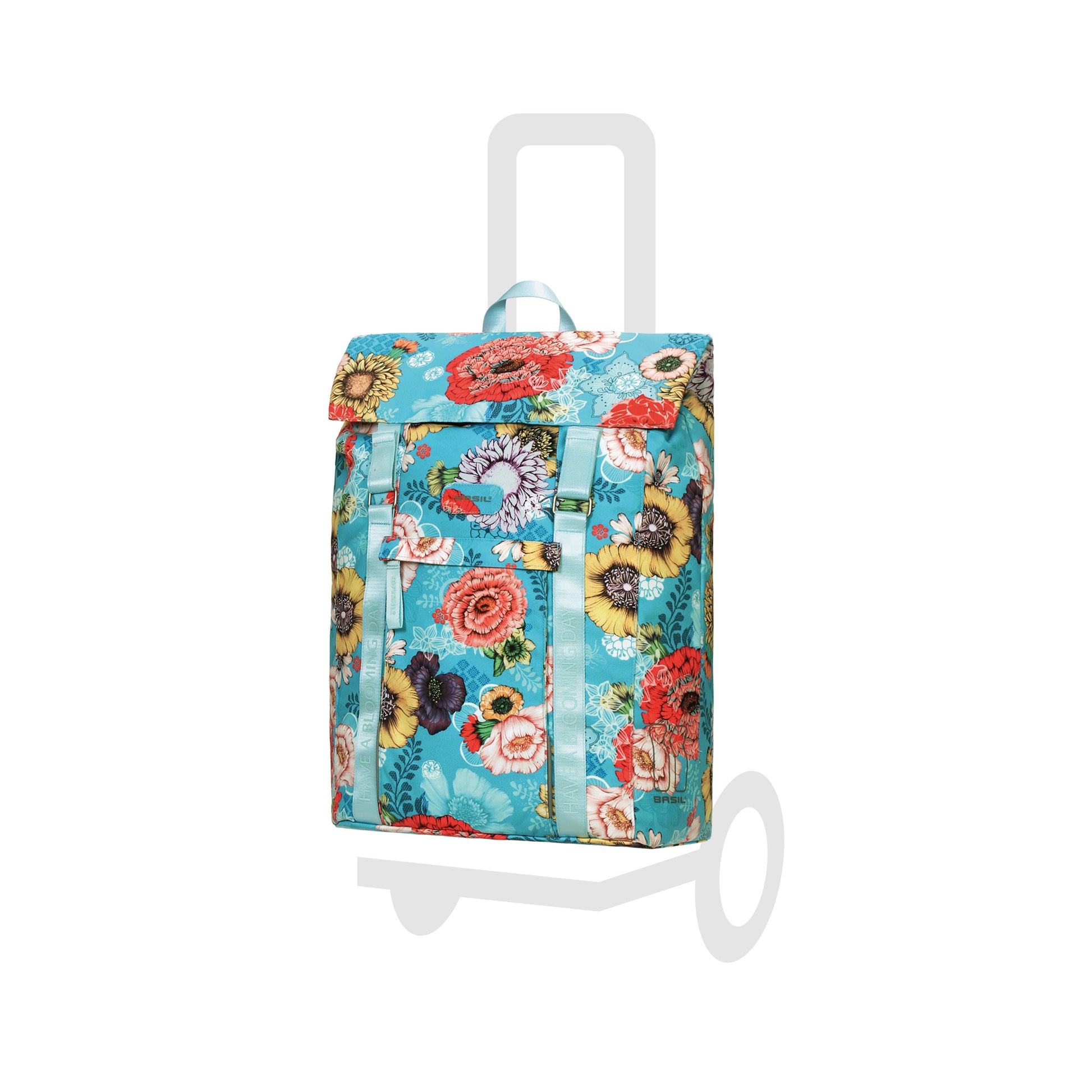 Andersen Shopper Manufaktur-Basil Bloom blau-www.shopping-trolley.ch-bild1