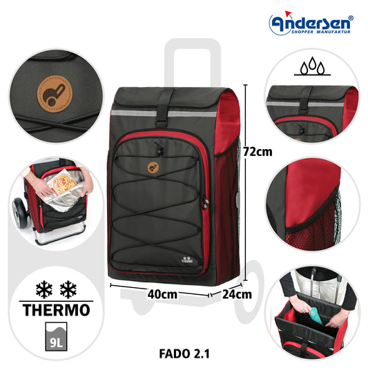 Andersen Shopper Manufaktur-Fado 2.1 rot-www.shopping-trolley.ch-bild2
