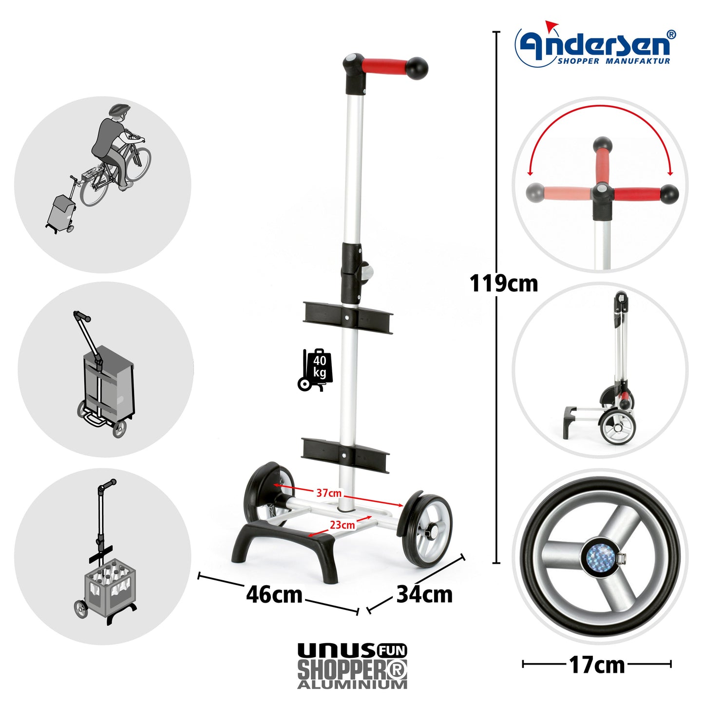 Andersen Shopper Manufaktur-Fahrgestell Unus Shopper Fun-www.shopping-trolley.ch-bild2