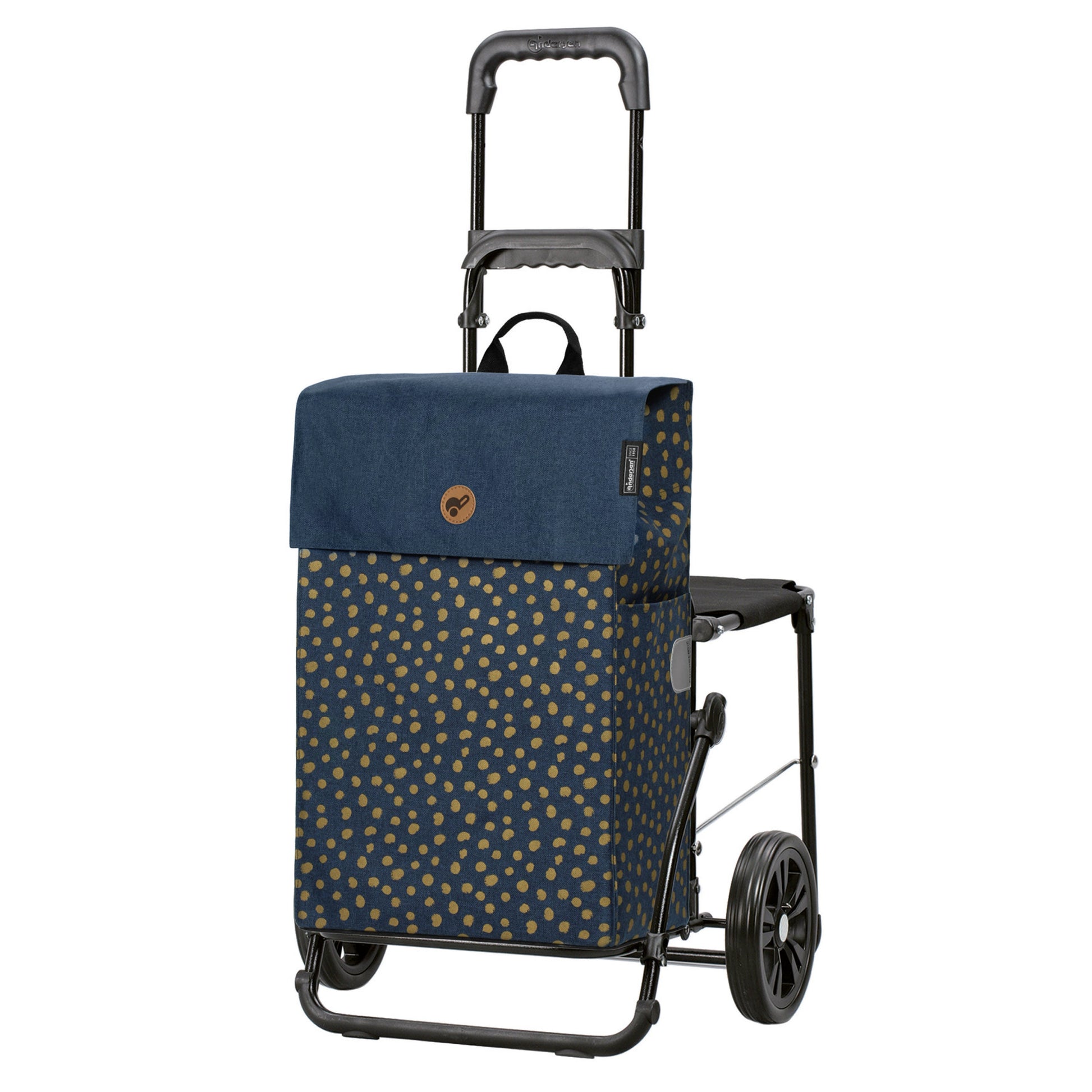 Andersen Shopper Manufaktur-Komfort Shopper Fita blau-www.shopping-trolley.ch-bild1