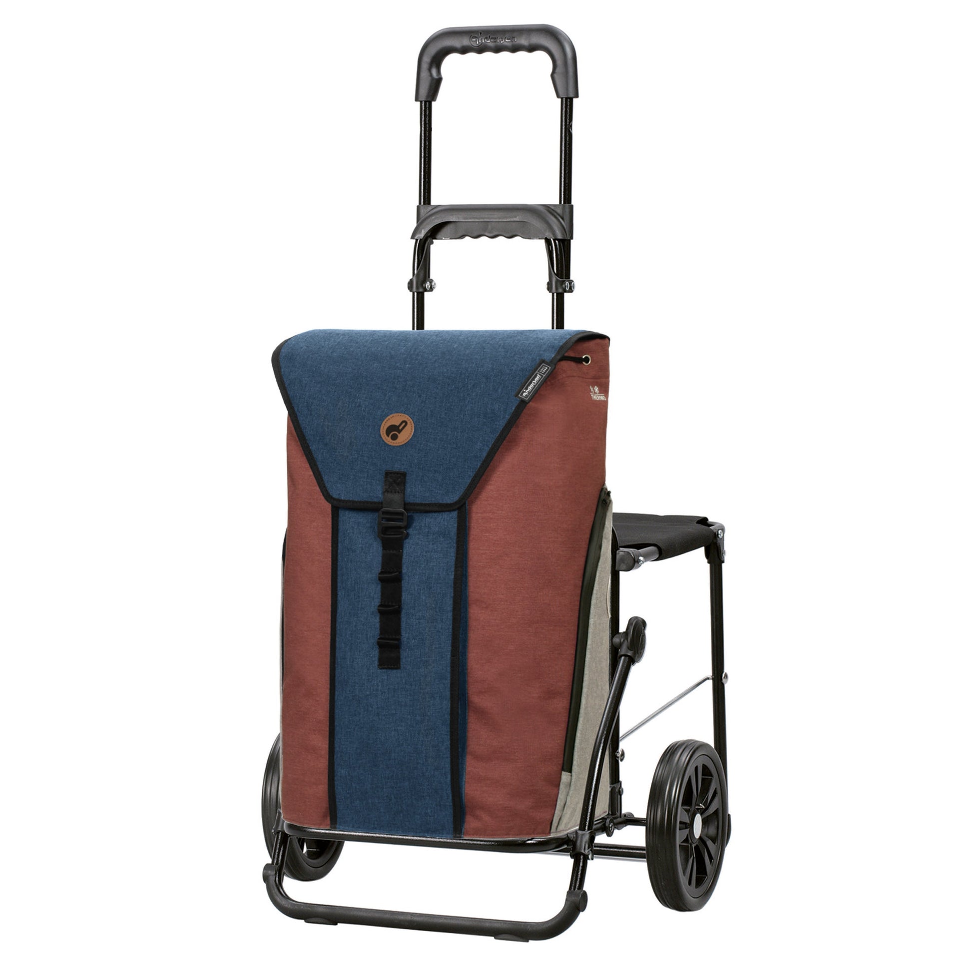 Andersen Shopper Manufaktur-Komfort Shopper Oli.P 2.0 blau-www.shopping-trolley.ch-bild1