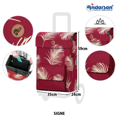 Andersen Shopper Manufaktur-Komfort Shopper Signe rot-www.shopping-trolley.ch-bild3