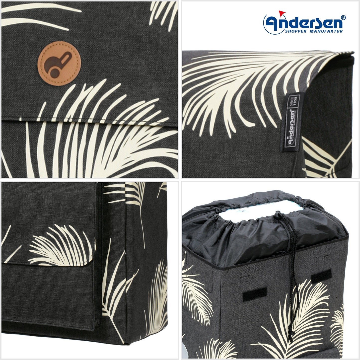 Andersen Shopper Manufaktur-Komfort Shopper Signe schwarz-www.shopping-trolley.ch-bild5