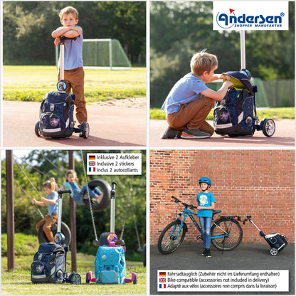 Andersen Shopper Manufaktur-Newschool Shopper blau-www.shopping-trolley.ch-bild4