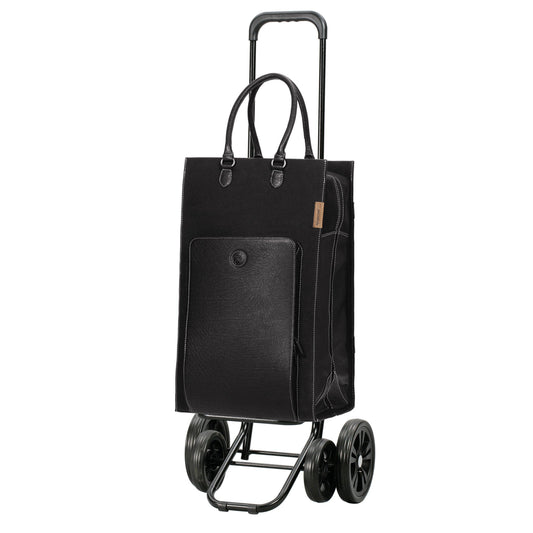 Andersen Shopper Manufaktur-Quattro Shopper Charu schwarz-www.shopping-trolley.ch-bild1