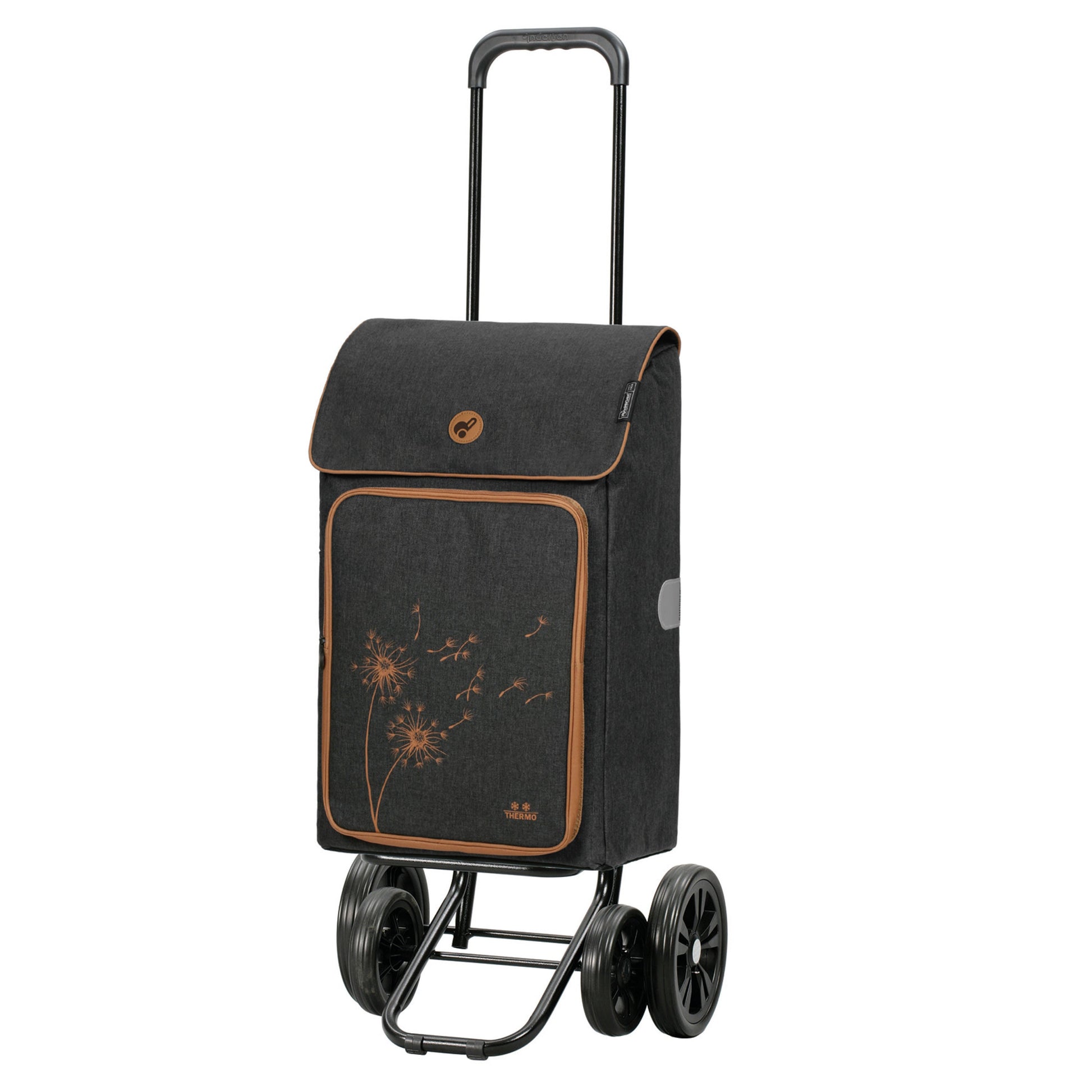 Andersen Shopper Manufaktur-Quattro Shopper Erbo schwarz-www.shopping-trolley.ch-bild1