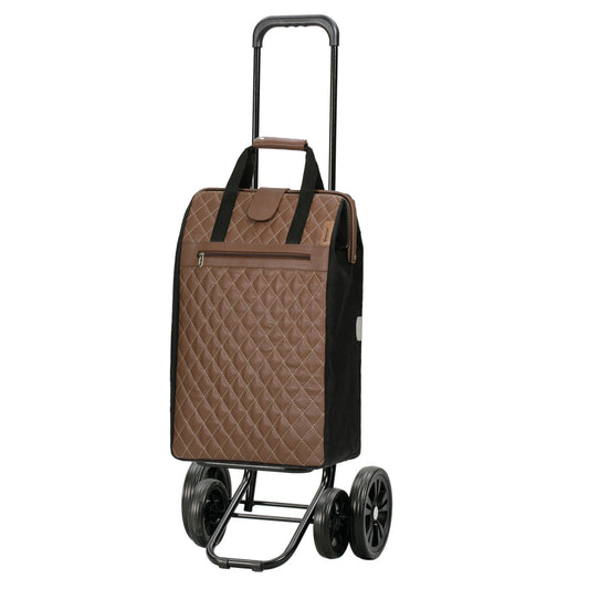 Andersen Shopper Manufaktur-Quattro Shopper Inra braun-www.shopping-trolley.ch-bild1