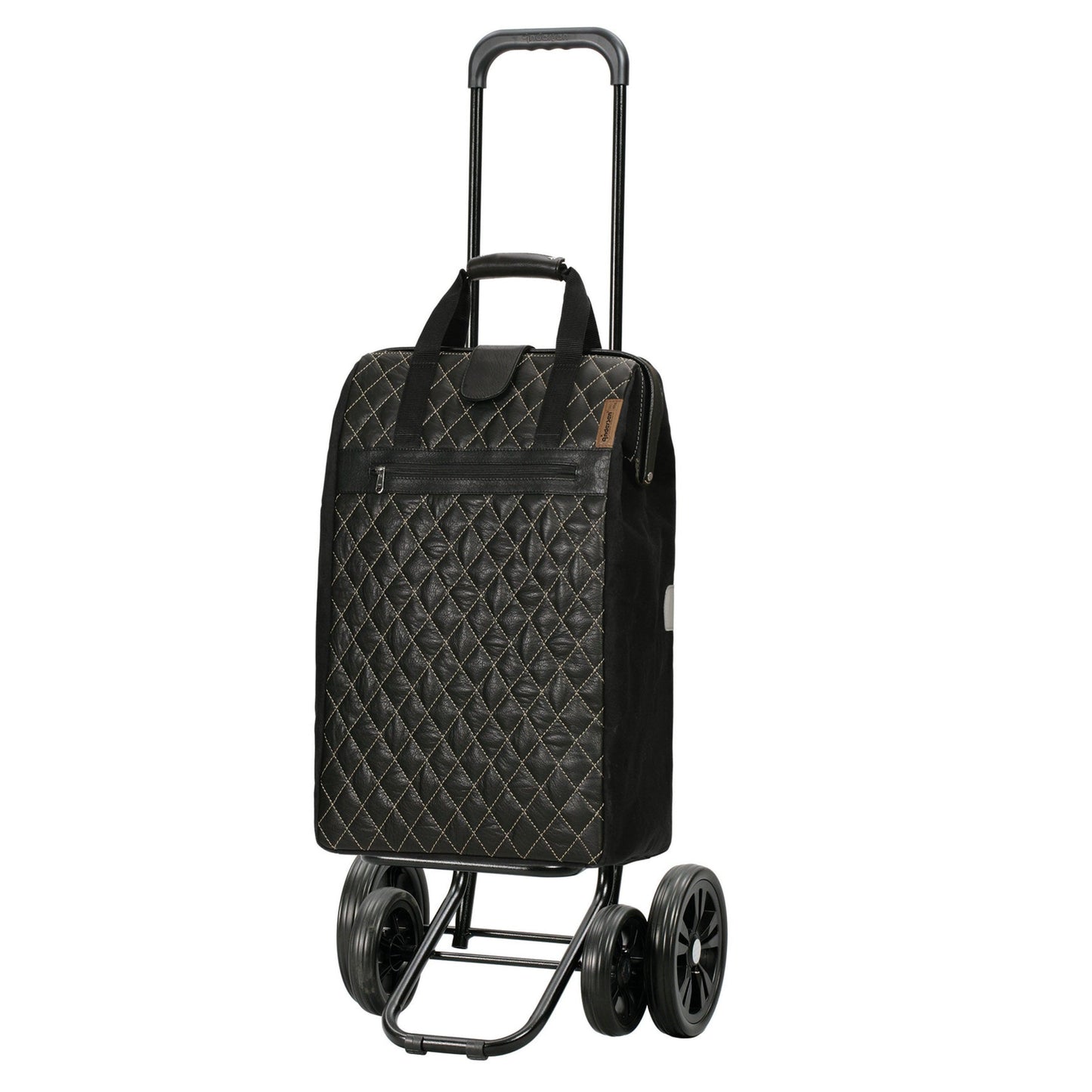 Andersen Shopper Manufaktur-Quattro Shopper Inra schwarz-www.shopping-trolley.ch-bild1