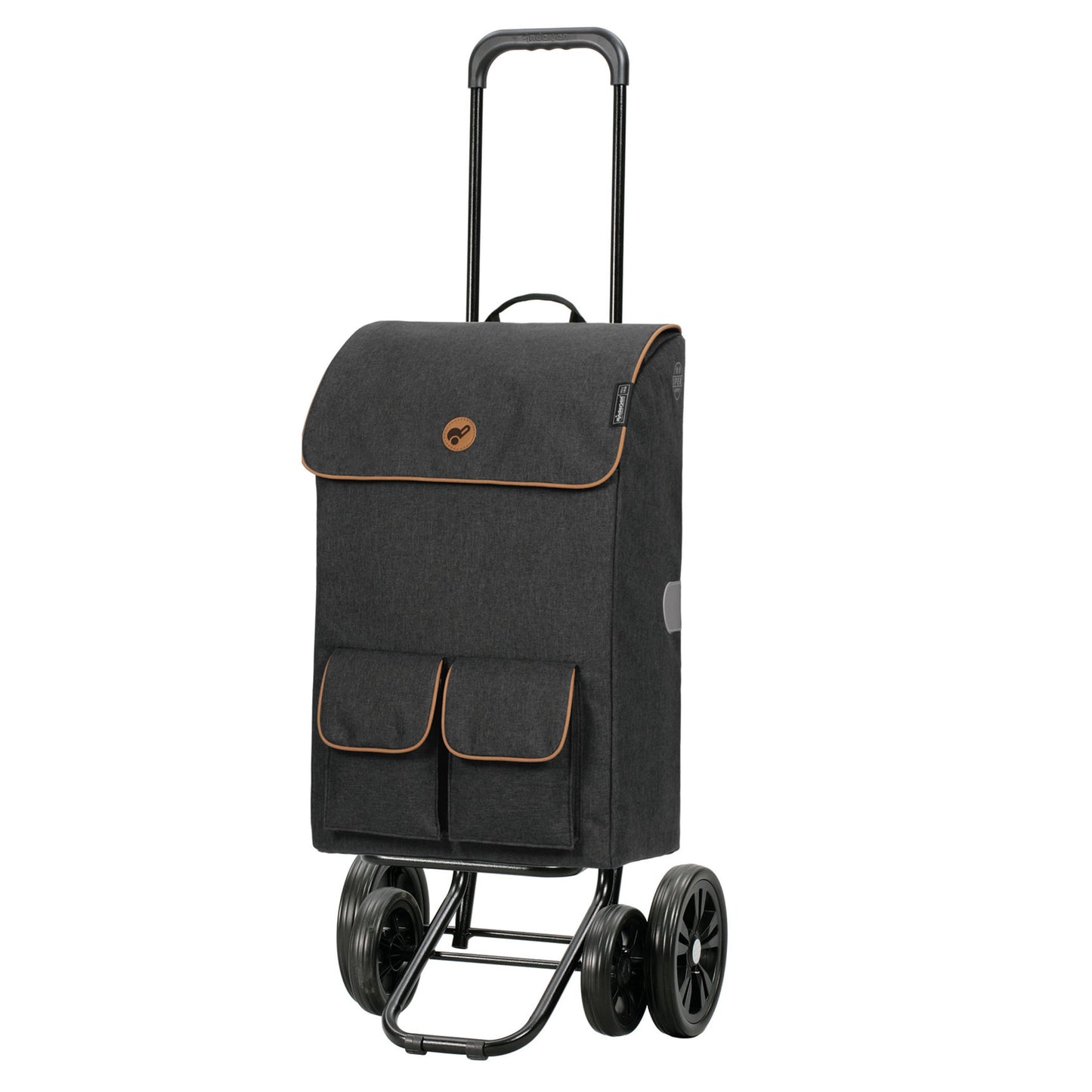 Andersen Shopper Manufaktur-Quattro Shopper Ipek Mo schwarz-www.shopping-trolley.ch-bild1