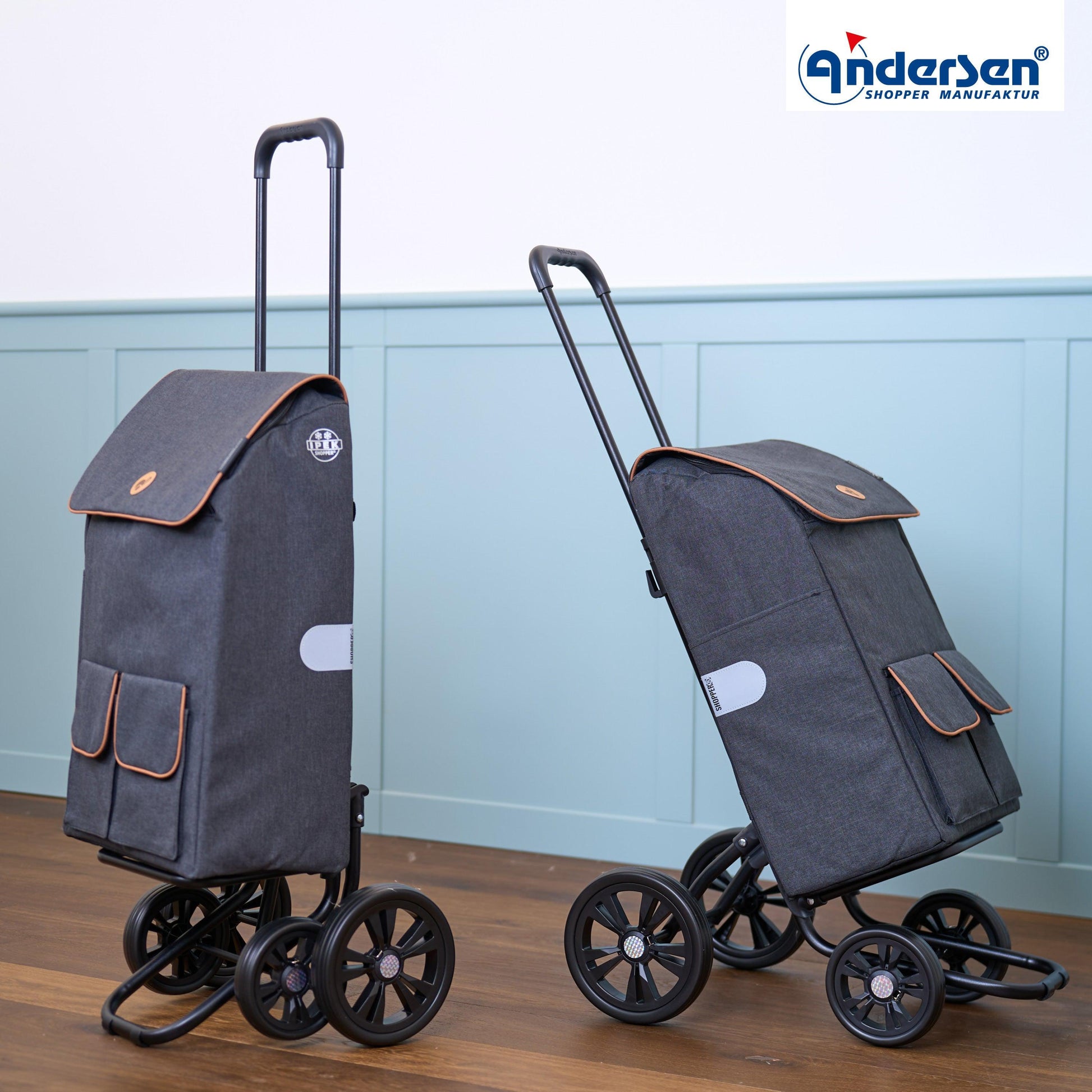 Andersen Shopper Manufaktur-Quattro Shopper Ipek Mo schwarz-www.shopping-trolley.ch-bild6