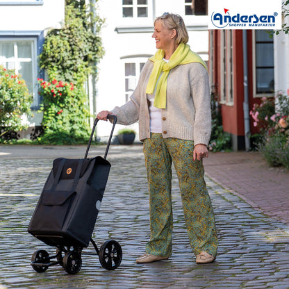 Andersen Shopper Manufaktur-Quattro Shopper Senta 2.0 schwarz-www.shopping-trolley.ch-bild6