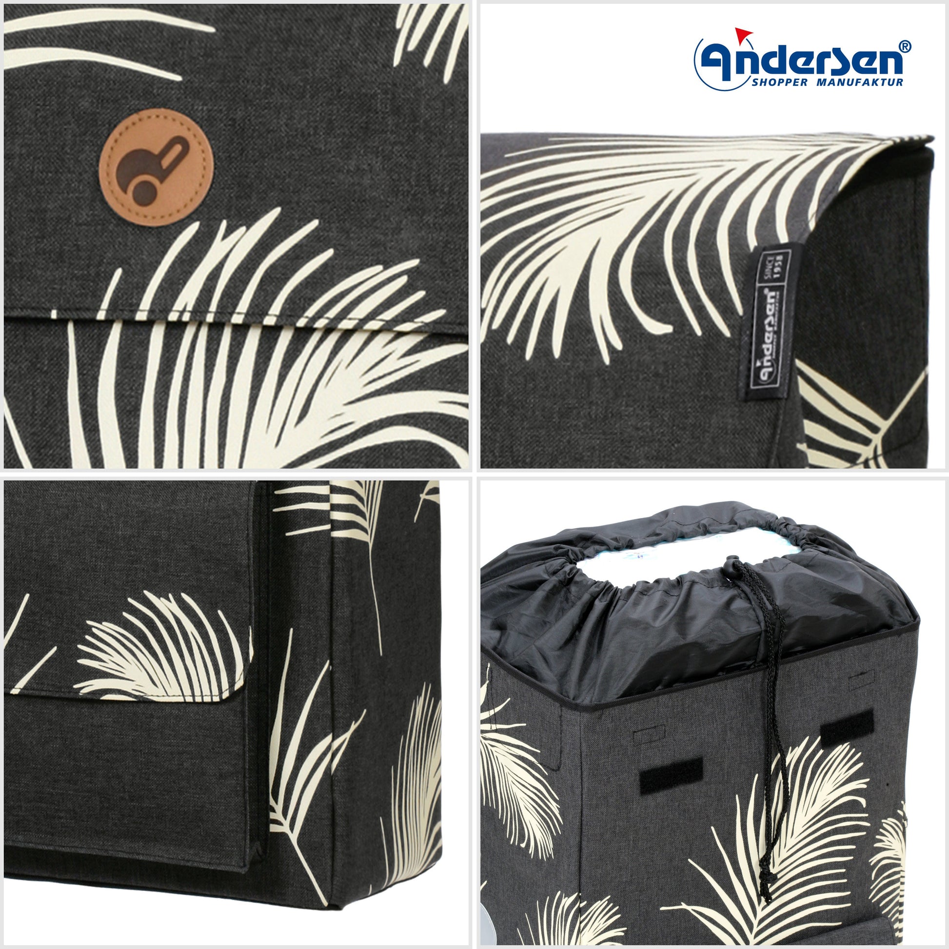 Andersen Shopper Manufaktur-Quattro Shopper Signe schwarz-www.shopping-trolley.ch-bild5