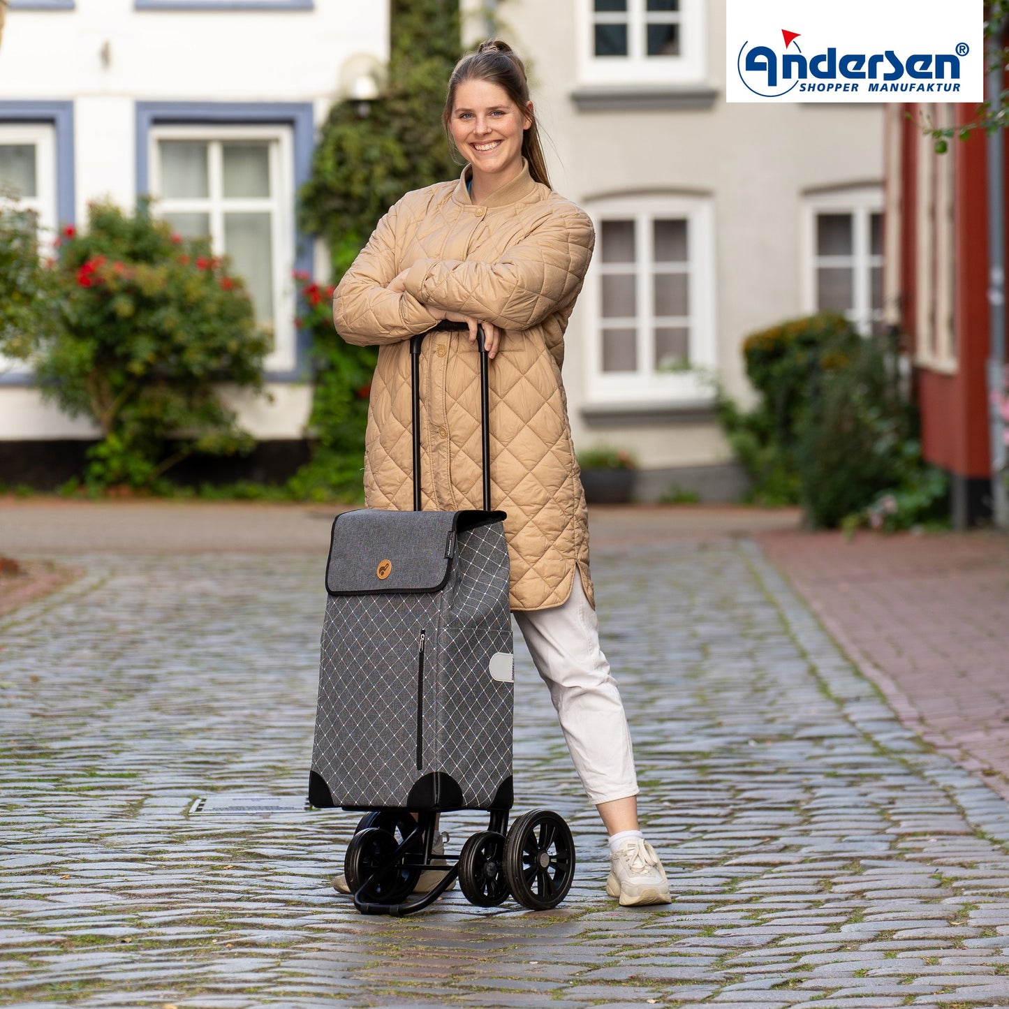 Andersen Shopper Manufaktur-Quattro Shopper Sofia anthrazit-www.shopping-trolley.ch-bild6